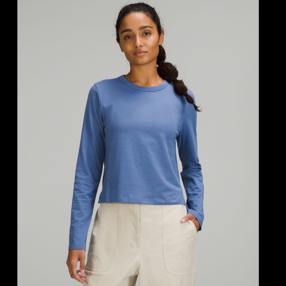 NWT Lululemon Classic-Fit Cotton Blend Long Sleeve